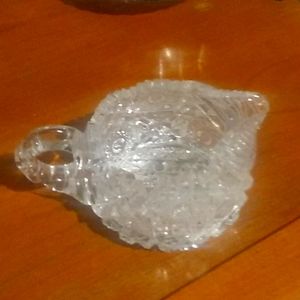 Grandma stones lead crystal creamer